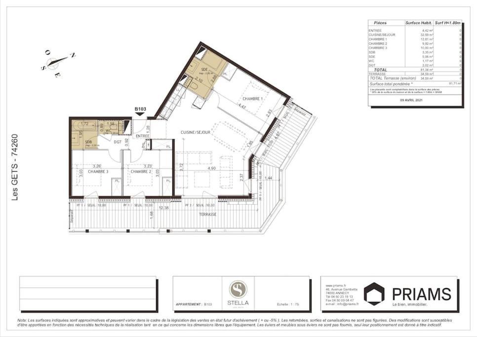 Appartement De Standing Plein Centre Station, 50M Des Pistes Les Gets Bagian luar foto
