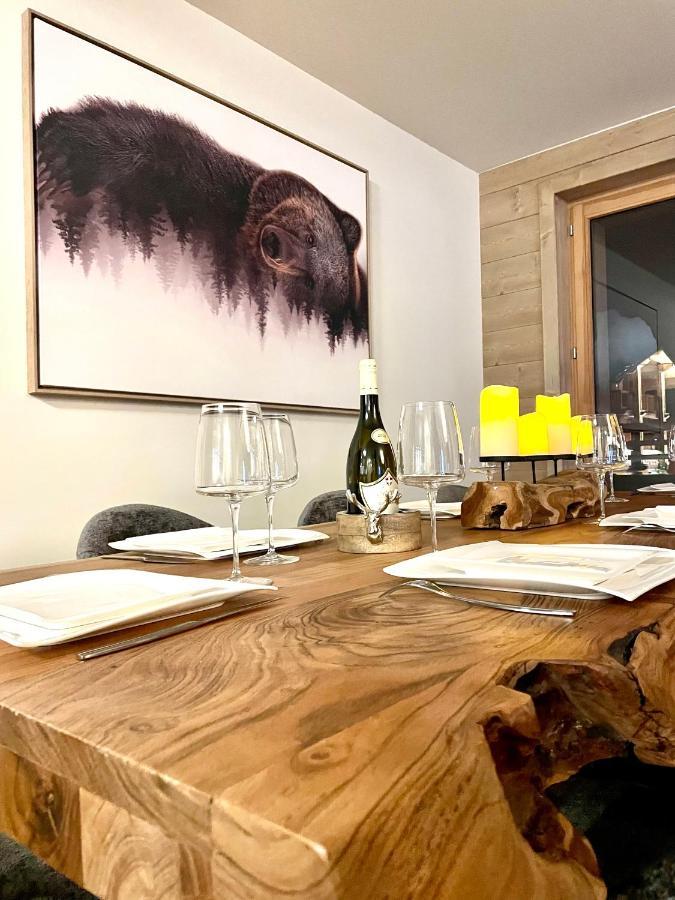 Appartement De Standing Plein Centre Station, 50M Des Pistes Les Gets Bagian luar foto