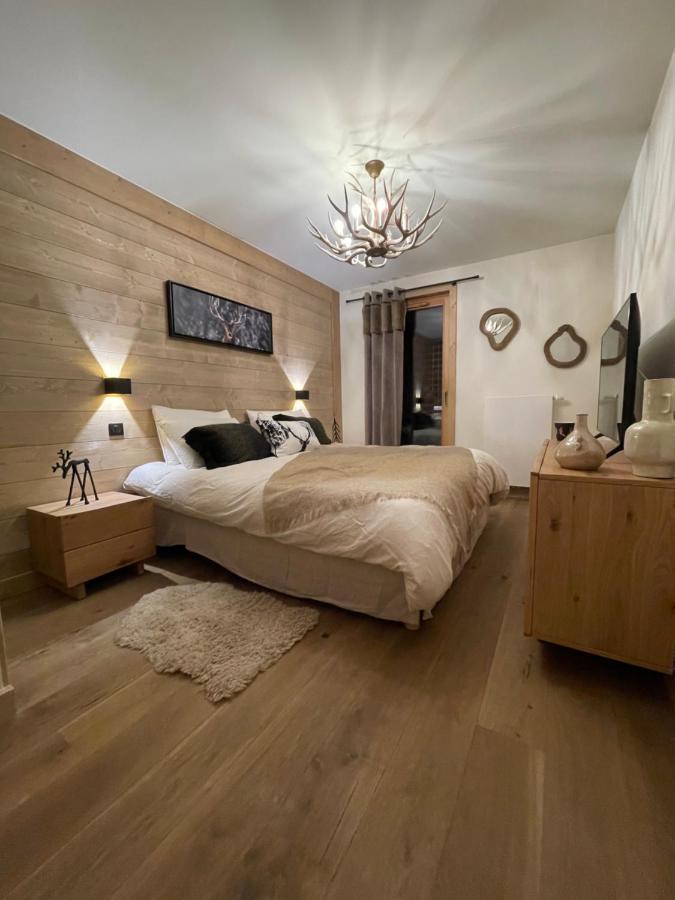 Appartement De Standing Plein Centre Station, 50M Des Pistes Les Gets Bagian luar foto