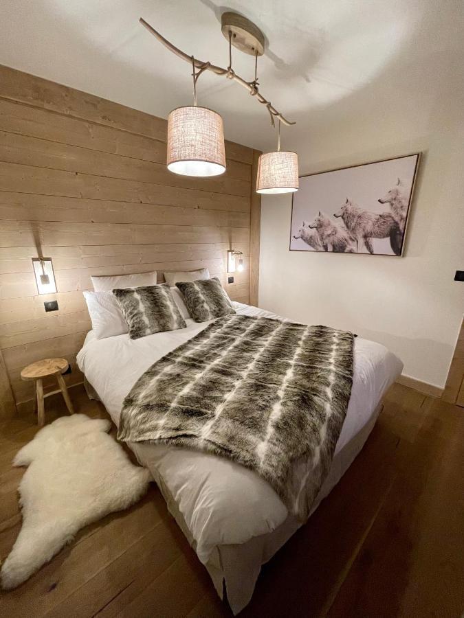 Appartement De Standing Plein Centre Station, 50M Des Pistes Les Gets Bagian luar foto